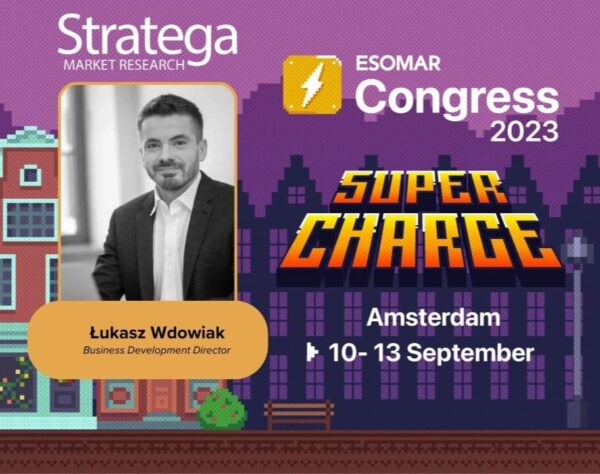 Director Lukasz Wdowiak at Esomar Congress Amsterdam 2023